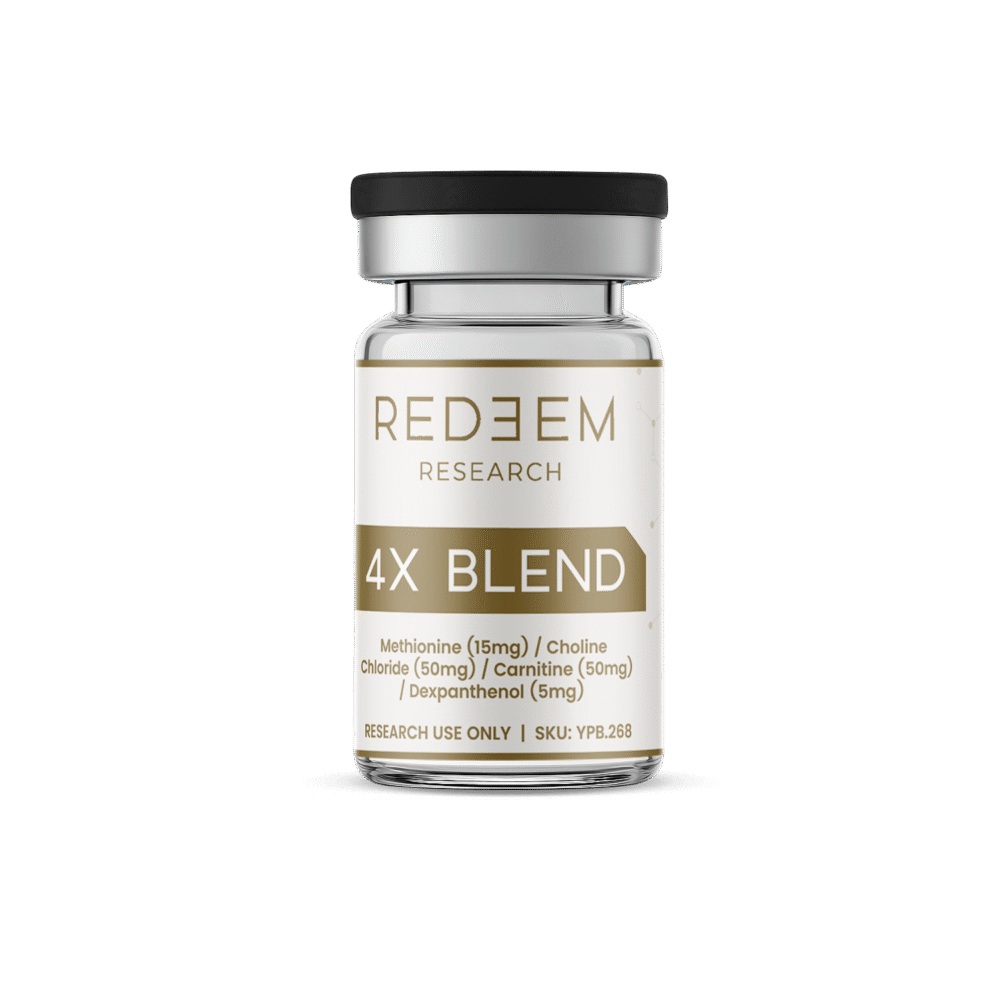 4X Blend Methionine (15mg) / Choline Chloride (50mg) / Carnitine (50mg) / Dexpanthenol (5mg)