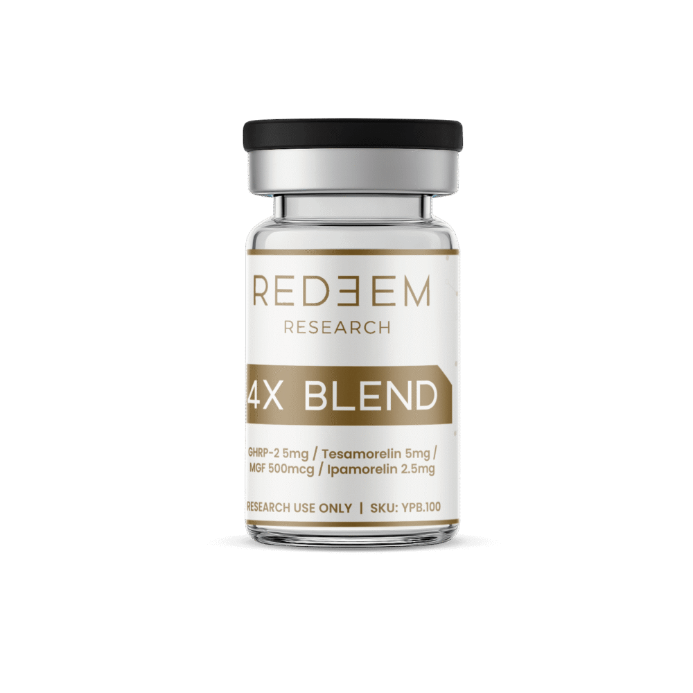 4X Blend GHRP-2 (5mg) / Tesamorelin (5mg) / MGF (500mcg) / Ipamorelin (2.5mg)